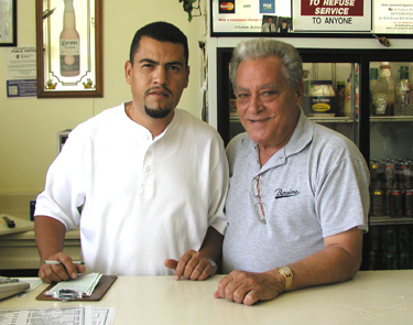 Owner Victor Gutierrez and his most loyal employee